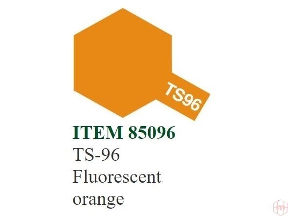 Tamiya - TS-96 Fluorescent orange, 100ml Tamiya - TS-96 Fluorescent orange, 100ml