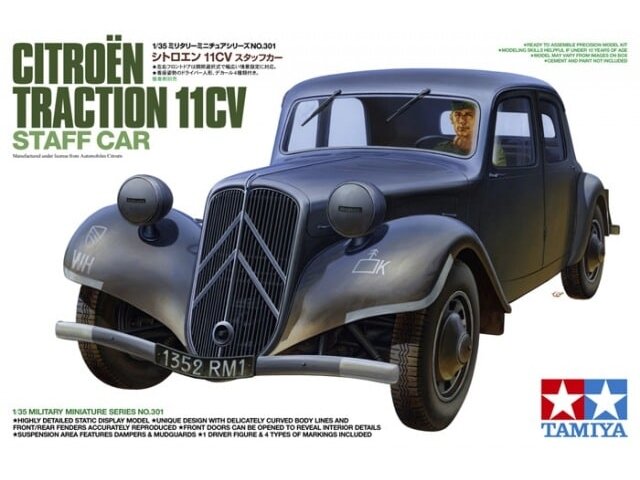 Tamiya - Citroen Traction 11CV, 1/35, 35301 Tamiya - Citroen Traction 11CV, 1/35, 35301