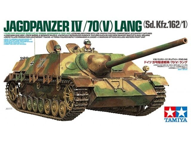 Tamiya - Jagdpanzer IV/70(V) Lang (Sd.Kfz.162/1), 1/35, 35340 Tamiya - Jagdpanzer IV/70(V) Lang (Sd.Kfz.162/1), 1/35, 35340