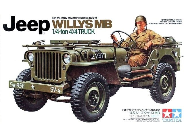 Tamiya - Jeep Willys MB, 1/35, 35219 Tamiya - Jeep Willys MB, 1/35, 35219