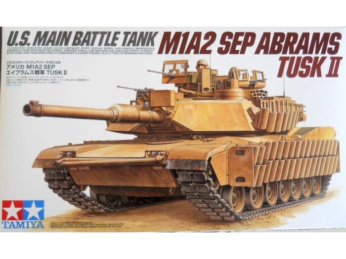 Tamiya - M1A2 SEP Abrams TUSK II, 1/35, 35326 Tamiya - M1A2 SEP Abrams TUSK II, 1/35, 35326