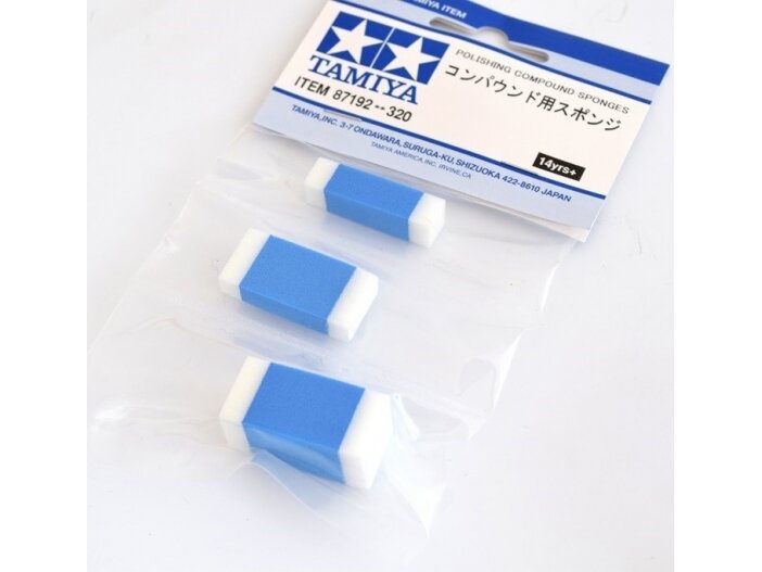 Tamiya - Polishing Compound Sponges ( Saliktie sūkļi pulēšanai), 87192