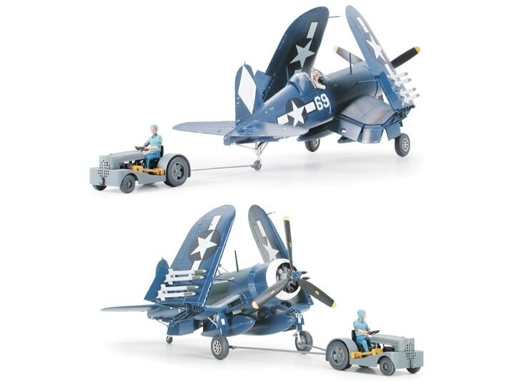 Tamiya - Vought F4U-1D Corsair w/"Moto-Tug", 1/48, 61085 1 Tamiya - Vought F4U-1D Corsair w/"Moto-Tug", 1/48, 61085 1