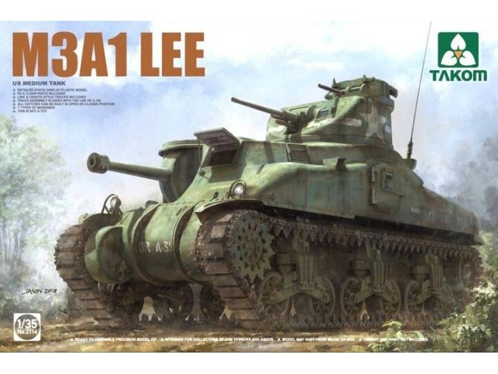 Takom - M3A1 Lee, 1/35, 2114 Takom - M3A1 Lee, 1/35, 2114