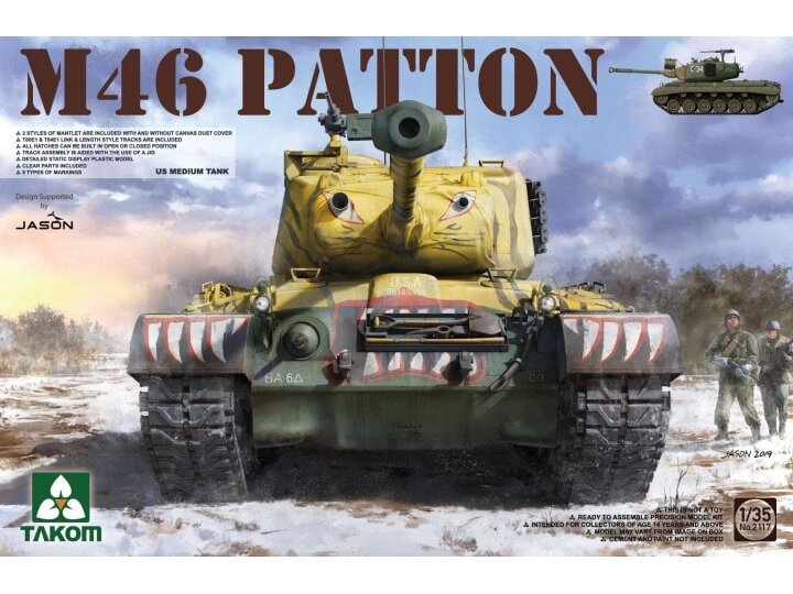 Takom - M46 Patton, 1/35, 2117 Takom - M46 Patton, 1/35, 2117