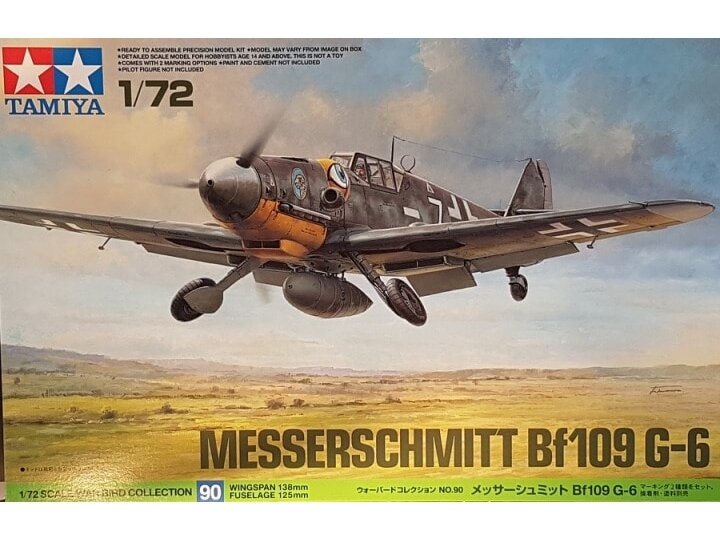Tamiya - Messerschmitt Bf109 G-6, 1/72, 60790 Tamiya - Messerschmitt Bf109 G-6, 1/72, 60790