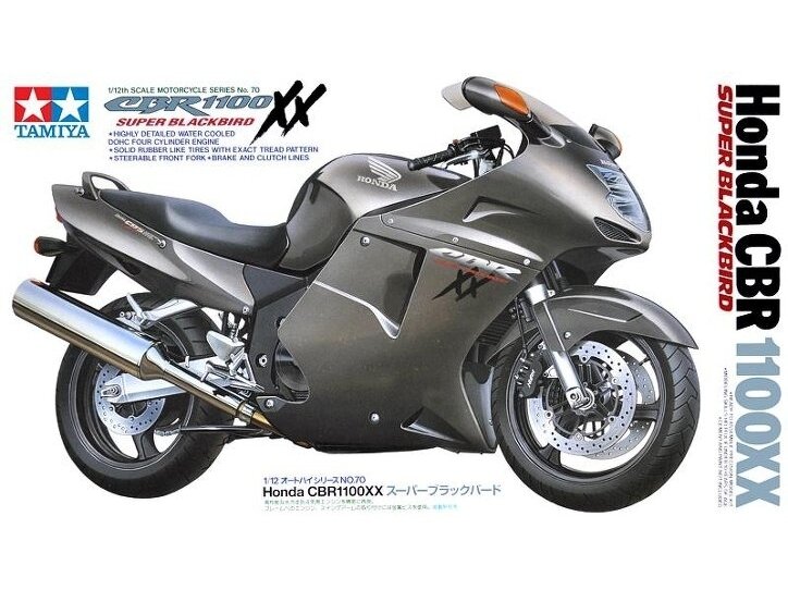 Tamiya - Honda CBR1100XX Super Blackbird, 1/12, 14070 Tamiya - Honda CBR1100XX Super Blackbird, 1/12, 14070