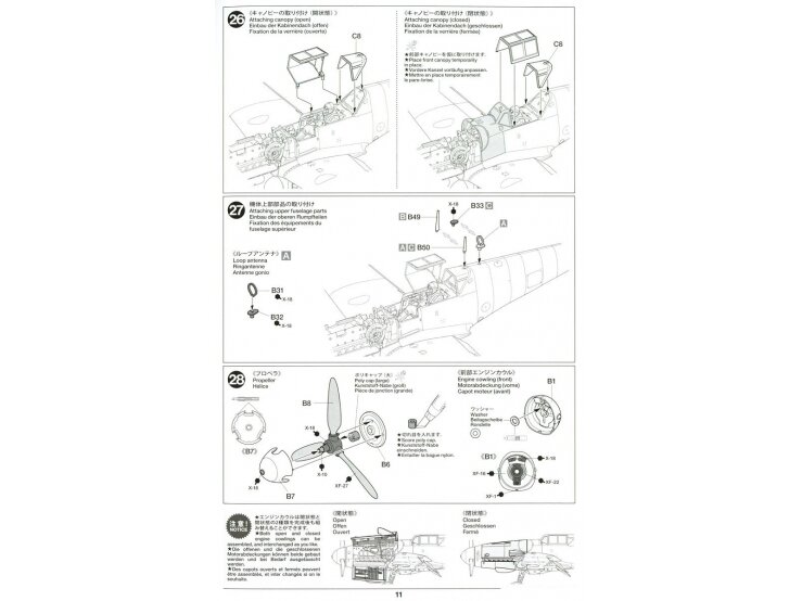Tamiya - Messerschmitt Bf109 G-6, 1/48, 61117 25 Tamiya - Messerschmitt Bf109 G-6, 1/48, 61117 25