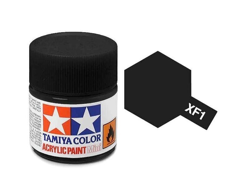 Tamiya - XF-1 Flat black, 10ml 2 Tamiya - XF-1 Flat black, 10ml 2