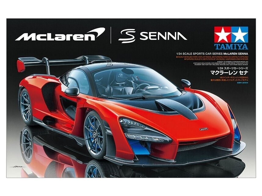 Tamiya - MCLAREN SENNA, 1/24, 24355 Tamiya - MCLAREN SENNA, 1/24, 24355