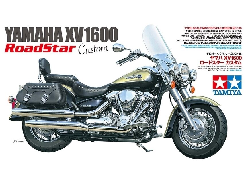 Tamiya - Yamaha XV1600 RoadStar Custom, 1/12, 14135 Tamiya - Yamaha XV1600 RoadStar Custom, 1/12, 14135