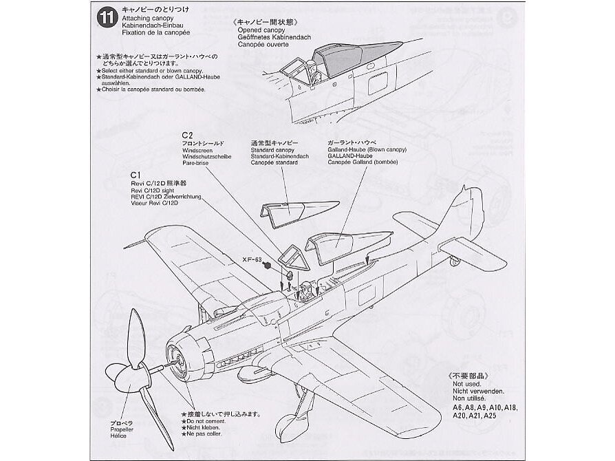 Tamiya - Focke-Wulf Fw190 D-9, 1/48, 61041 9 Tamiya - Focke-Wulf Fw190 D-9, 1/48, 61041 9