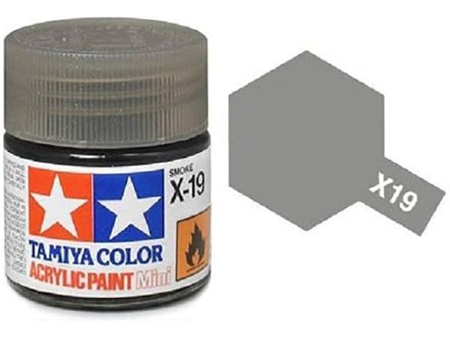 Tamiya - X-19 Smoke, 10ml 2