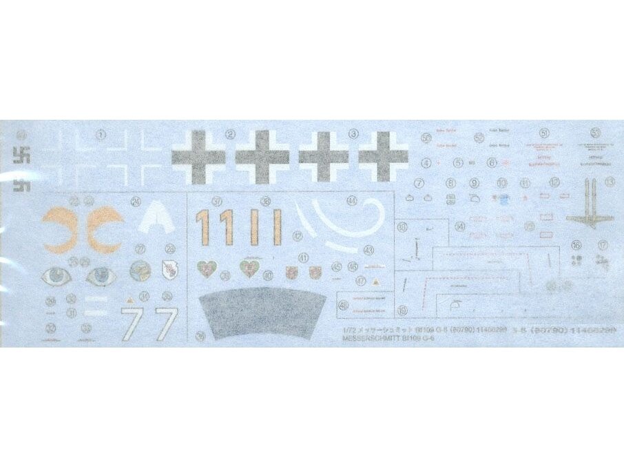 Tamiya - Messerschmitt Bf109 G-6, 1/72, 60790 5 Tamiya - Messerschmitt Bf109 G-6, 1/72, 60790 5