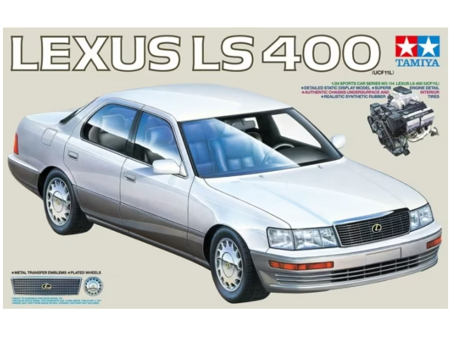 Tamiya - Lexus LS400 (UCF11L), 1/24, 24114 Tamiya - Lexus LS400 (UCF11L), 1/24, 24114