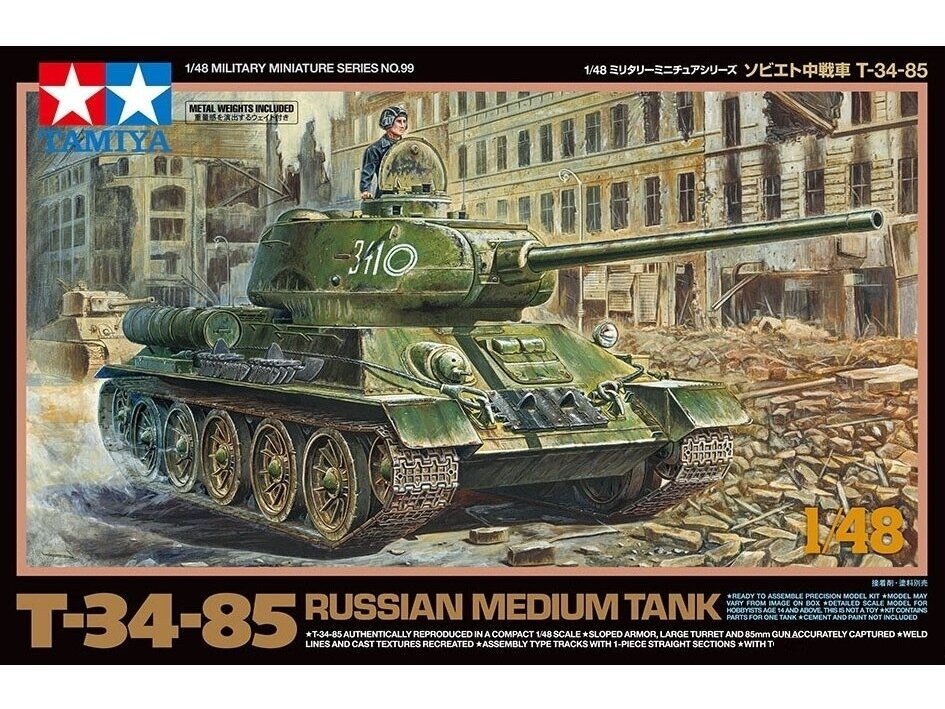 Tamiya - T-34-85, 1/48, 32599 Tamiya - T-34-85, 1/48, 32599