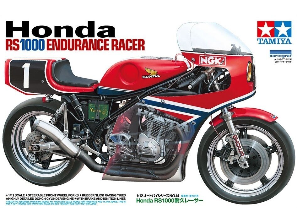 Tamiya - Honda RS1000 Endurance Racer 1981, 1/12, 14014 Tamiya - Honda RS1000 Endurance Racer 1981, 1/12, 14014