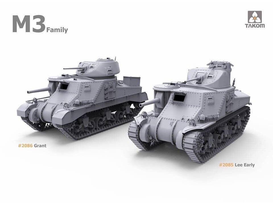 Takom - US Medium Tank M3 Lee, 1/35, 2085 1 Takom - US Medium Tank M3 Lee, 1/35, 2085 1