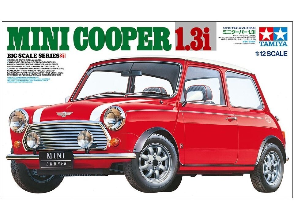 Tamiya - Mini Cooper 1.3i, 1/12, 12031 Tamiya - Mini Cooper 1.3i, 1/12, 12031