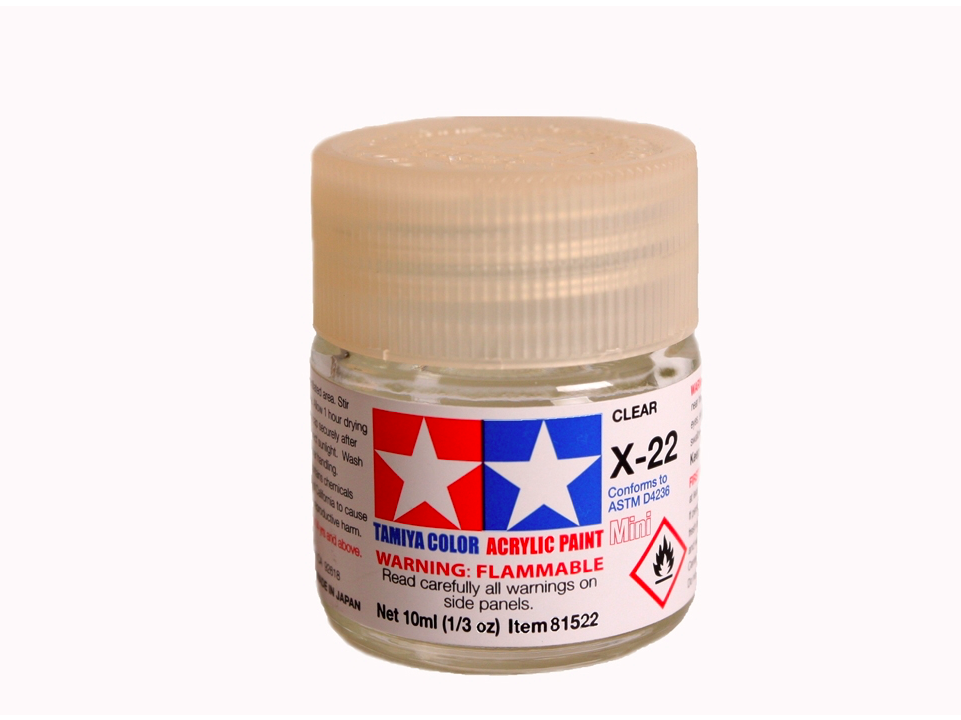 Tamiya - X-22 Clear, 10ml 1 Tamiya - X-22 Clear, 10ml 1