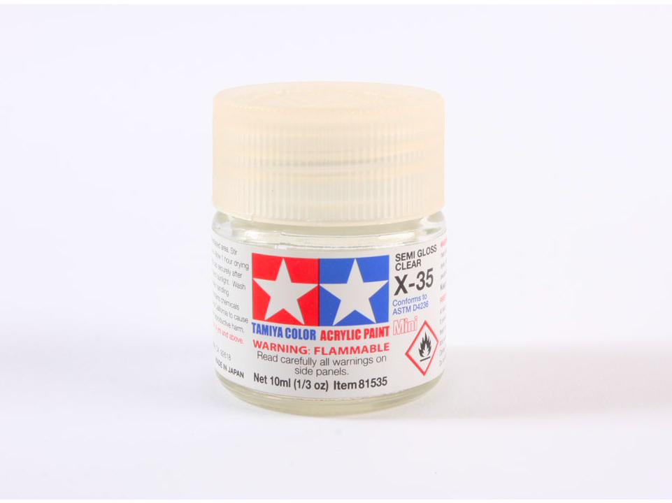 Tamiya - X-35 Semi-gloss clear, 10ml 1