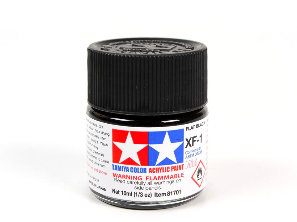 Tamiya - XF-1 Flat black, 10ml 1 Tamiya - XF-1 Flat black, 10ml 1