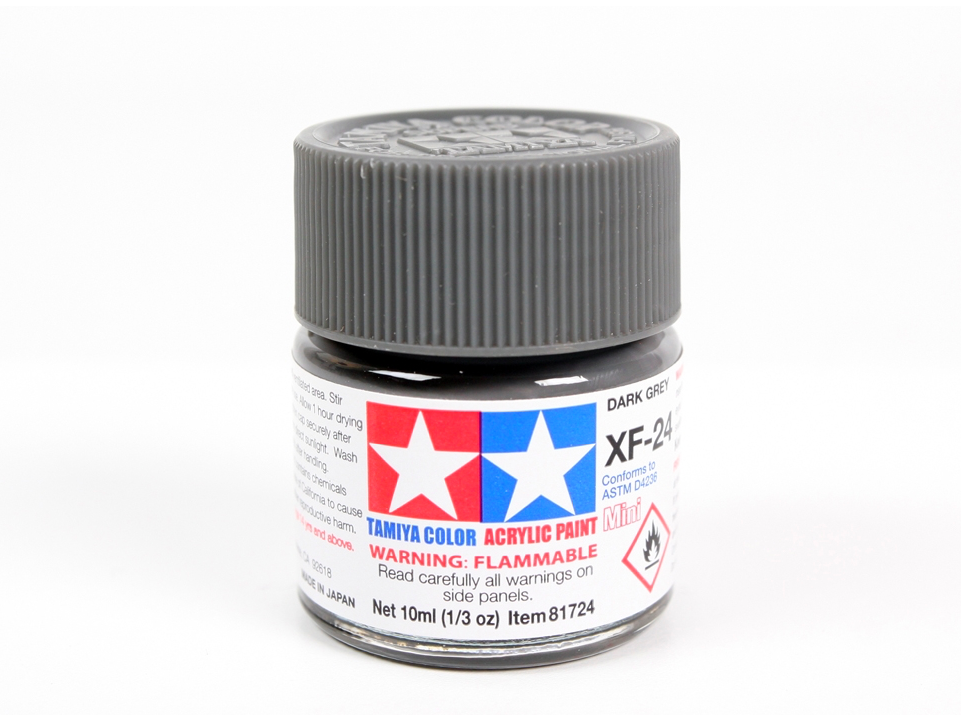 Tamiya - XF-24 Dark grey, 10ml 1 Tamiya - XF-24 Dark grey, 10ml 1
