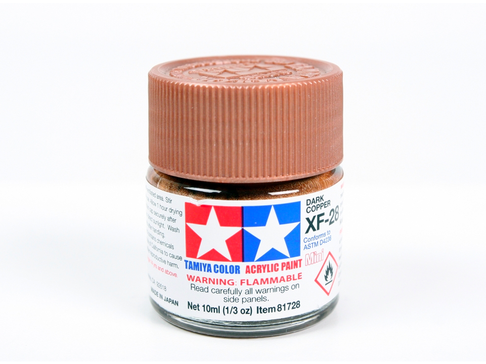 Tamiya - XF-28 Dark copper, 10ml 1 Tamiya - XF-28 Dark copper, 10ml 1