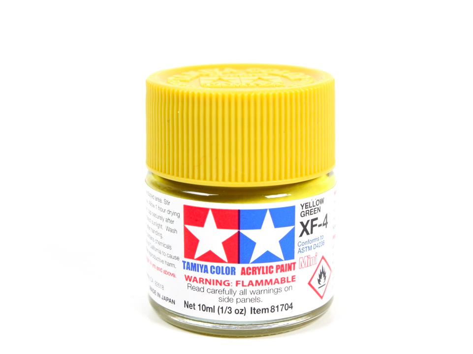 Tamiya - XF-4 Yellow green, 10ml 1 Tamiya - XF-4 Yellow green, 10ml 1