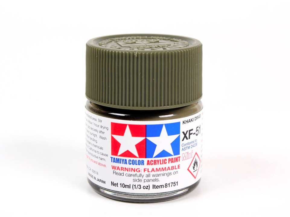 Tamiya - XF-51 Khaki drab, 10ml 1 Tamiya - XF-51 Khaki drab, 10ml 1