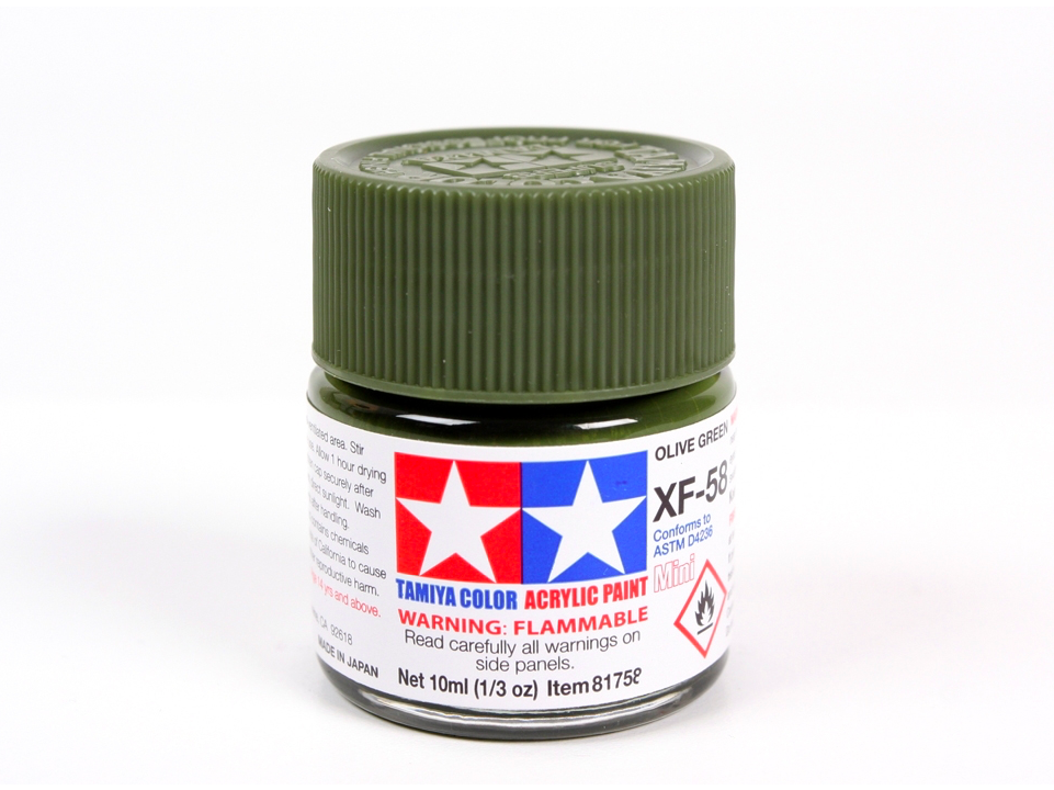 Tamiya - XF-58 Olive green, 10ml 1 Tamiya - XF-58 Olive green, 10ml 1