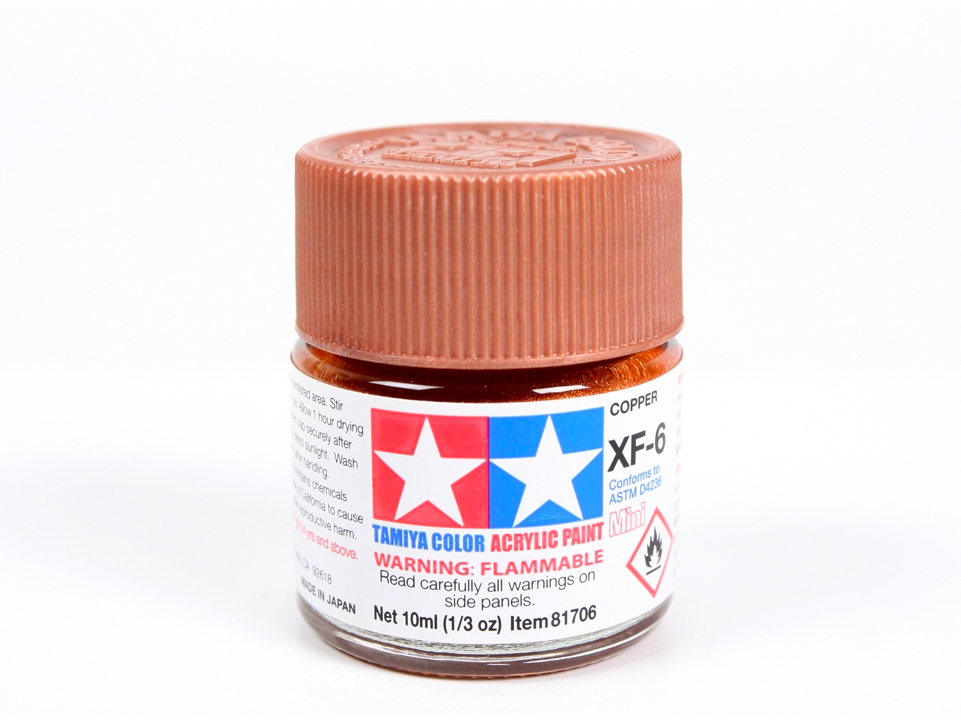 Tamiya - XF-6 Copper, 10ml 1 Tamiya - XF-6 Copper, 10ml 1