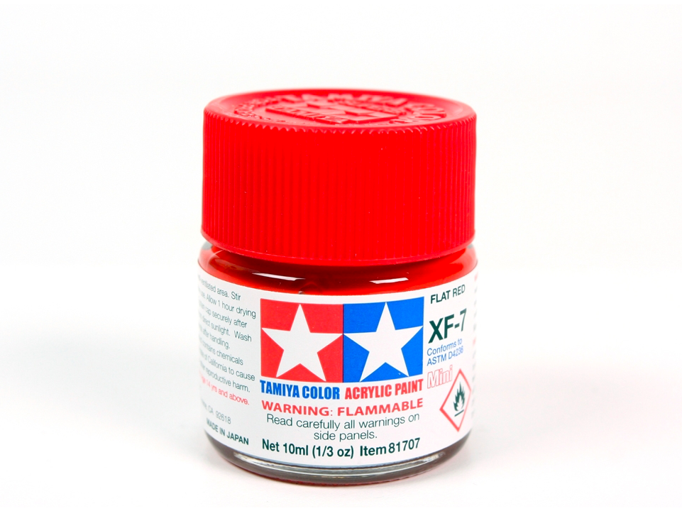 Tamiya - XF-7 Flat red, 10ml 1 Tamiya - XF-7 Flat red, 10ml 1
