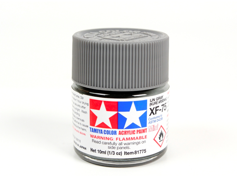 Tamiya - XF-75 IJN gray (Kure Arsenal), 10ml 1 Tamiya - XF-75 IJN gray (Kure Arsenal), 10ml 1