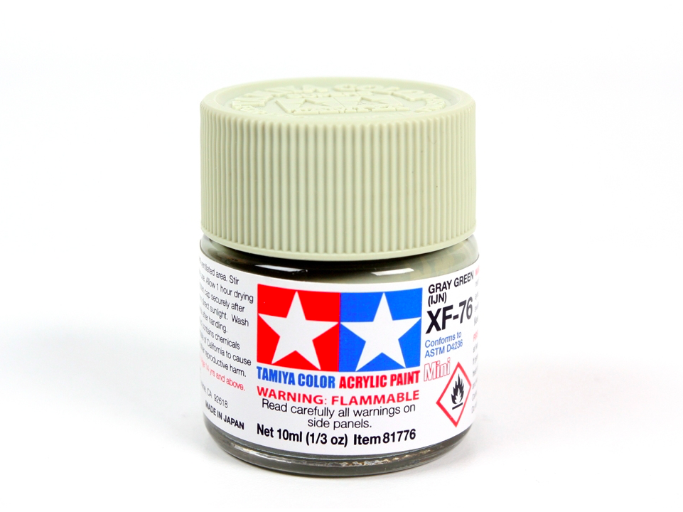 Tamiya - XF-76 Gray green (IJN), 10ml 1 Tamiya - XF-76 Gray green (IJN), 10ml 1