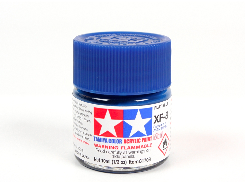 Tamiya - XF-8 Flat blue, 10ml 1 Tamiya - XF-8 Flat blue, 10ml 1