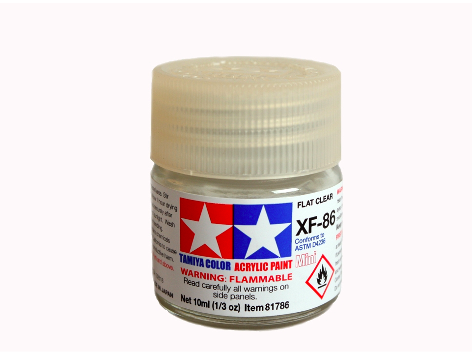 Tamiya - XF-86 Flat clear, 10ml 1 Tamiya - XF-86 Flat clear, 10ml 1