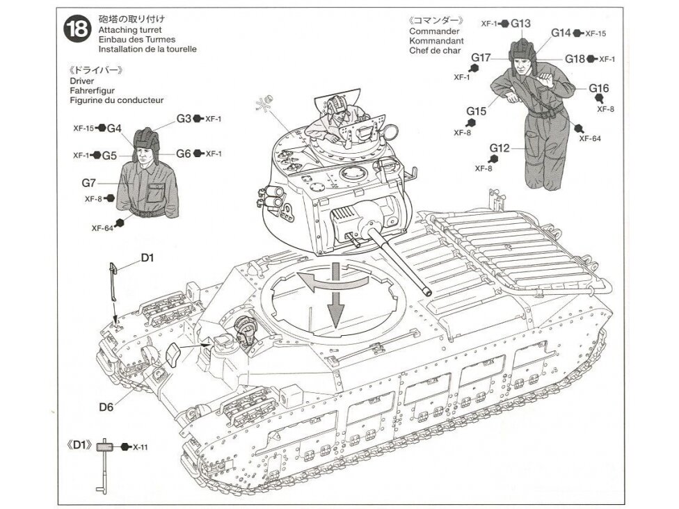 Tamiya - Matilda Mk.III/IV Red Army, 1/35, 35355 17 Tamiya - Matilda Mk.III/IV Red Army, 1/35, 35355 17