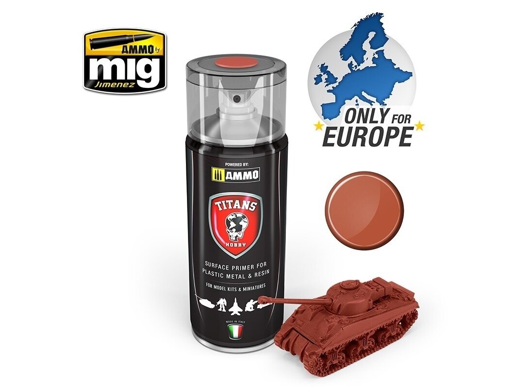 TITANS HOBBY - RUST BASE MATT PRIMER (грунтовка) 400ml, 113