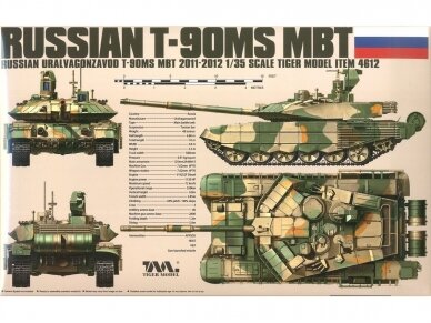 Tiger Model - Russian T-90MS MBT, 1/35, 4612