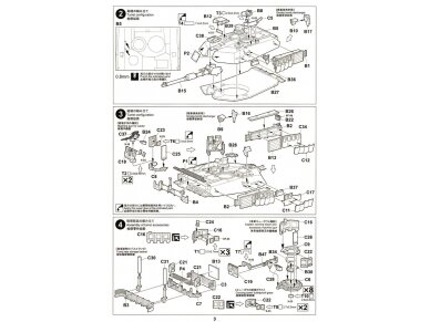 Tiger Model - M1A2 SEP TUSK II Abrams U.S. Main Battle Tank, 1/72, 09601 8