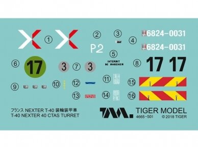 Tiger Model - T-40 NEXTER 40 CTAS Turret, 1/35, 4665 11