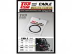 Top Studio - Cable (Outer Dia 0.4 mm /Black), TD23289