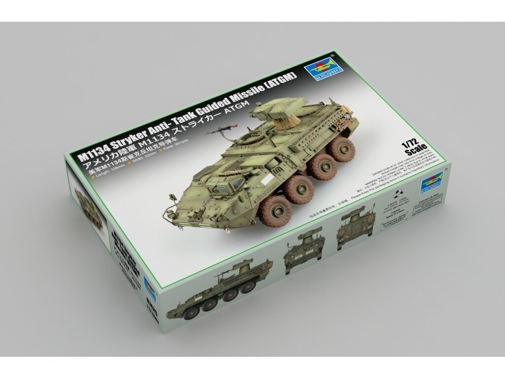 Trumpeter - M1134 Stryker anti-tank guided missile, 1/72, 07425 Trumpeter - M1134 Stryker anti-tank guided missile, 1/72, 07425