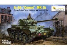 VESPID MODELS - A-34 Comet MK.1A British Cruiser Tank, 1/72, 720002