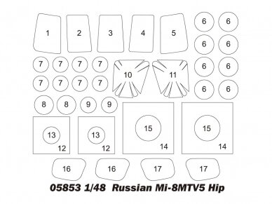 Trumpeter - Mi-8MTV5 Hip, 1/48, 05853 17 Trumpeter - Mi-8MTV5 Hip, 1/48, 05853 17