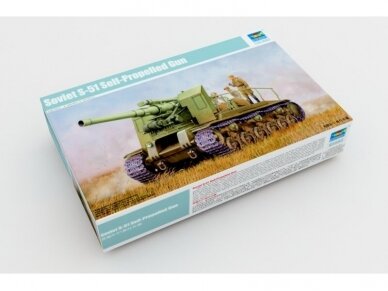 Trumpeter - Soviet S-51 Self-Propelled Gun, 1/35, 05583