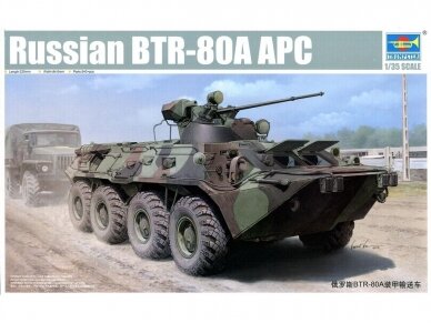 Trumpeter - Russian BTR-80A APC, 1/35, 01595