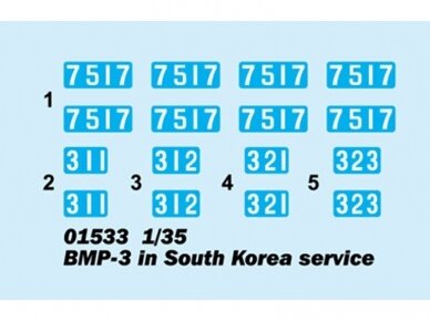 Trumpeter - BMP-3 in South Korea service, 1/35, 01533 2