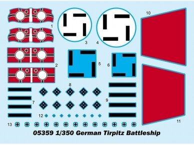 Trumpeter - German Tirpitz Battleship, 1/350, 05359 3